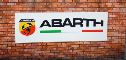 Abarth striscione auto - abarth,