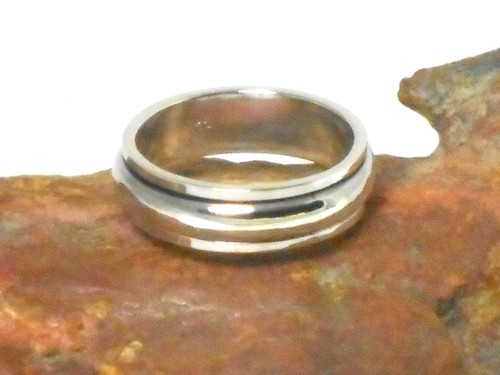 Anello fascia filatore - filatore, argento