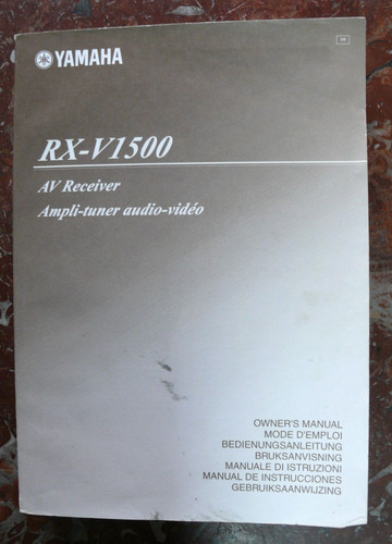 Home cinema yamaha v1500 - home,