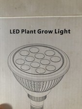 LAMPADA RISCALDANTE DA COLTIVAZIONE - LED PLANT GROW LIGHT 12 LED 36W
