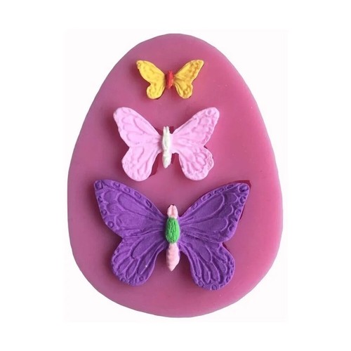 Stampo silicone farfalle - silicone,