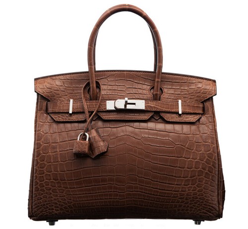Hermes matte marron inde - hermes,