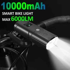 Luce Bicicletta Smart Anteriore Impermeabile Ricarica USB Strada Ciclismo Lampada Accessori