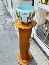 ANTICA COLONNA IONICA PERIODO NEOCLASSICO PIUMA DI NOCE PRIMI 900 ANCIENT COLUMN