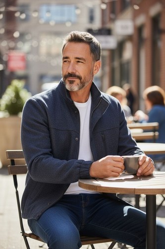 Giacca lana uomo blouson - giacca, in