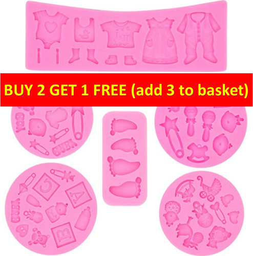 Stampo fondente silicone baby