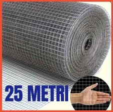 Rete Metallica per Recinzione Elettrosaldata Zincata Esterno Voliera Pollaio C