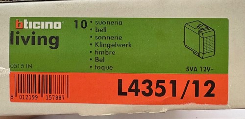 Suoneria 12v living - suoneria,