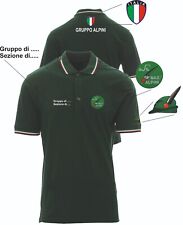 Polo ANA Alpini Italia verde