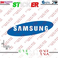 ADESIVO STICKER LOGO SAMSUNG MISURE PERSONALIZZATE