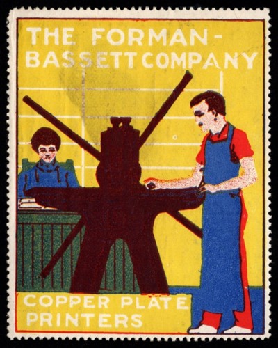 Timbro poster vintage - , usa