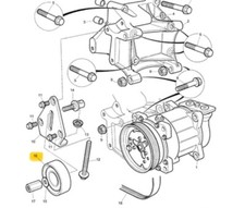 MG ROVER 200/25/400/45/MG ZR PULEGGIA TENDITRICE OEM PQR10028