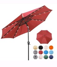 9 piedi Ombrellone illuminato