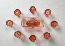 Rare Art Deco Rosaline Moser
