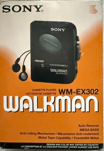 Sony ex302 mega bass - wm-ex302,