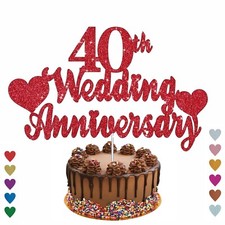 Cake topper anniversario