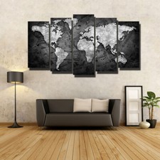 Mappa del Mondo Set di 5 Pezzi