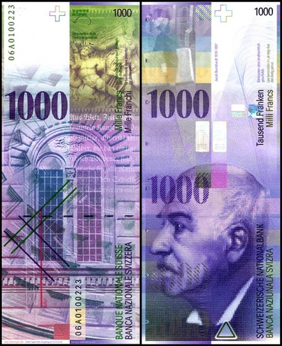 Svizzera 1000 franchi 2006 - 1000,