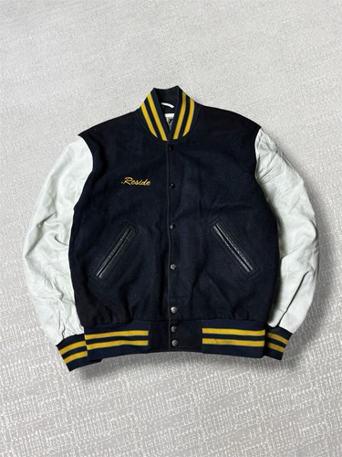 Giacca varsity blu - varsity, bianca