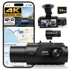 Dash cam canali - canali, 4k+2k+2k
