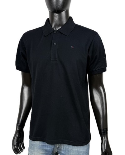 Tommy hilfiger polo uomo nera - tommy,