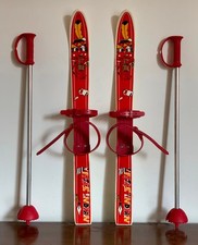 Sci per bambini 2-5 anni cm. 67 con attacchi e bastoncini