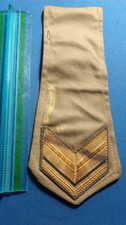VECCHIA BANDELLA GRADO MILITARE DIVISA UNIFORME DROP SERGENTE ESERCITO