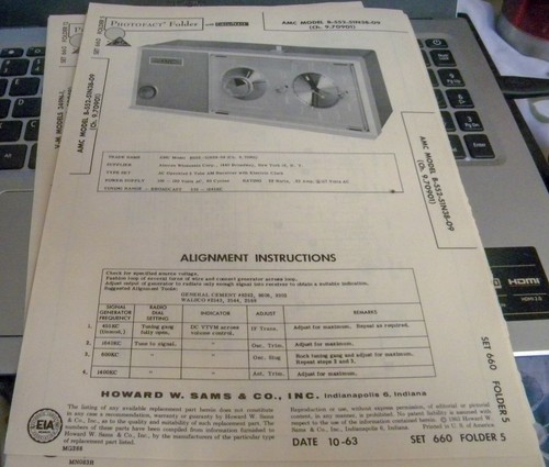 Ricevitore amc con - am, orologio