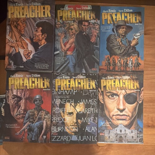 Lotto libri vertigo - lotto, preacher