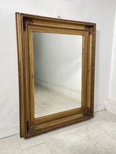 ANTICA SPECCHIERA CORNICE IMPERO epoca 1800 OLD SPECCHIO LEGNO DORATA FOGLIA ORO