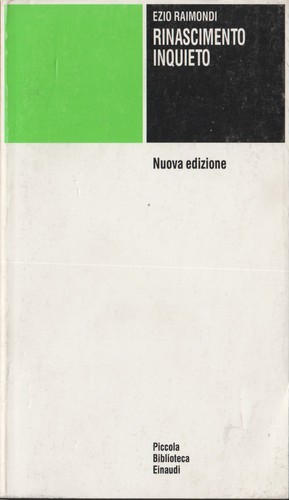 Ezio raimondi rinascimento - raimondi.,
