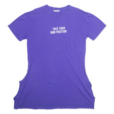 ZARA Abito T-Shirt Donna Blu