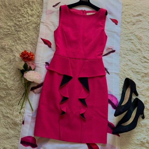 Emilio pucci abito rosa nero - emilio,