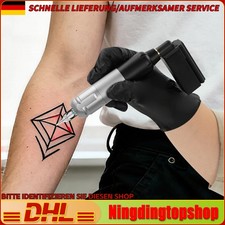 Set macchina per tatuaggi wireless professionale 1500 mAh modello principianti + 10 * aghi per tatuaggi
