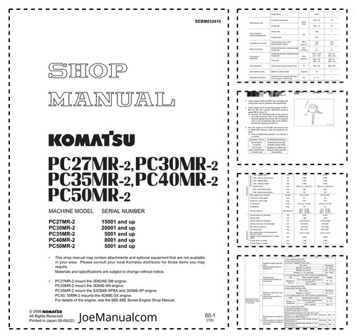 Komatsu pc27mr pc30mr 2 - komatsu, pc27mr-2