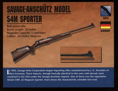Savage anschutz model 54m - anschutz,