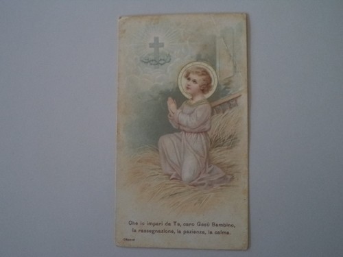 Antico santino preghiera - preghiera, a