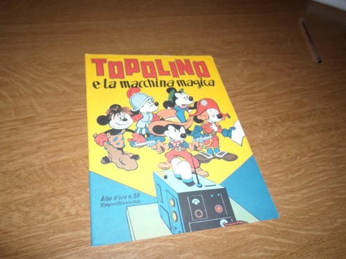 Albo oro n58 topolino - topolino, e