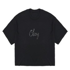 T-shirt donna Obey scritta a