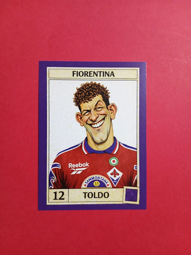Figurina caricatura calciatori - figurina,