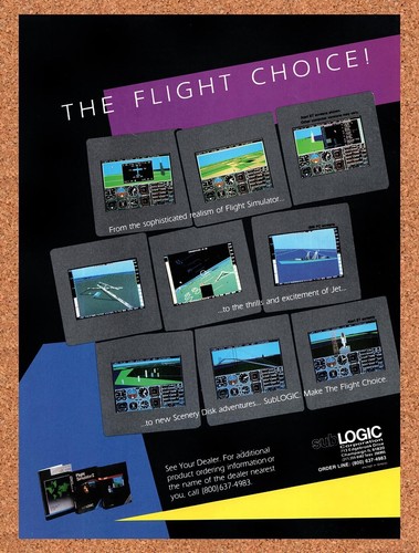 1986 flight simulator - flight, ii
