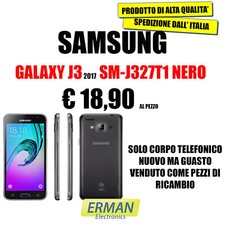 TELEFONO CELLULARE  GALAXY J3 2017 NERO SOLO CORPO TELEFONICO NON FUNZIONANTE