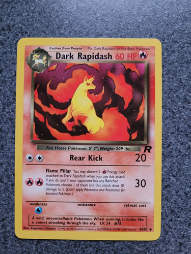 Pokemon pokémon dark rapidash - dark,
