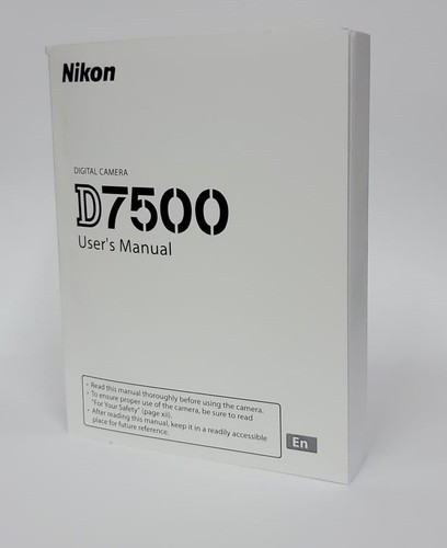 Nikon d7500 manuale - nikon, istruzioni