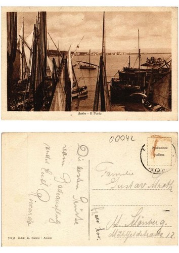 Cpa anzio porto italy - cpa,