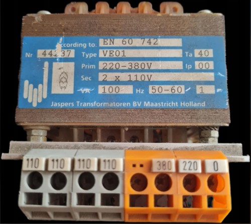 Jaspers ve01 trasformatore - jaspers,