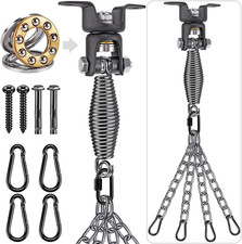 Catena appendiabiti sacco da boxe resistente con molla, capacità 350 libbre, 360 ° R