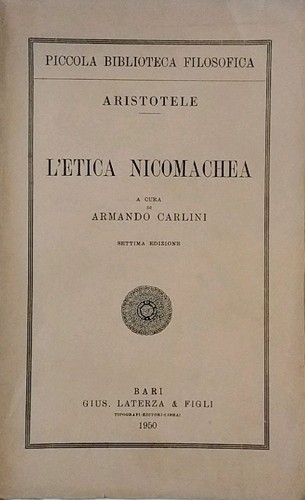 Etica nicomachea - l'etica,