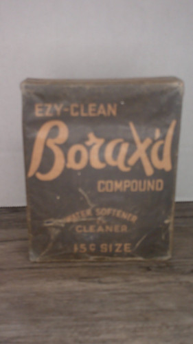 Raro antico detergente borax - detergente, borax'd