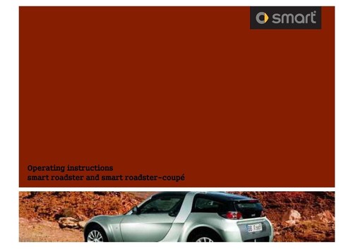 Smart roadster w452 manuale - smart,